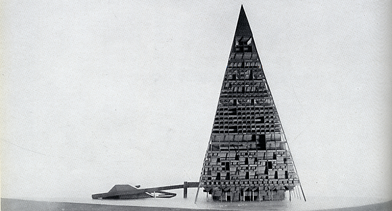 A. Gomis, D. Cler, E. Ciriani, L. Yvanes, M. Yung, H. Bier, P. Salles. Casabella 299 1965, 79