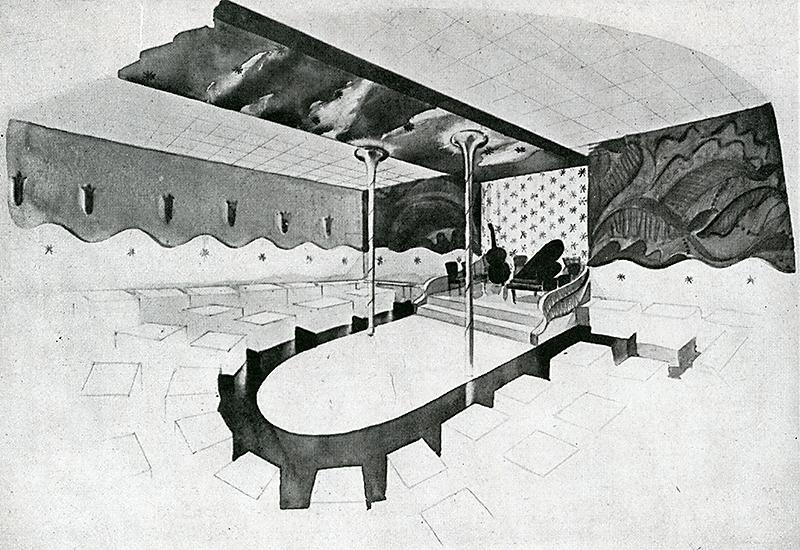 George Farkas. Interiors v.104 n.3 Oct 1944, 68