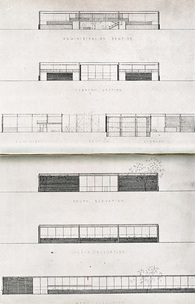 Mies van der Rohe. Architectural Record 100 December 1946, 86