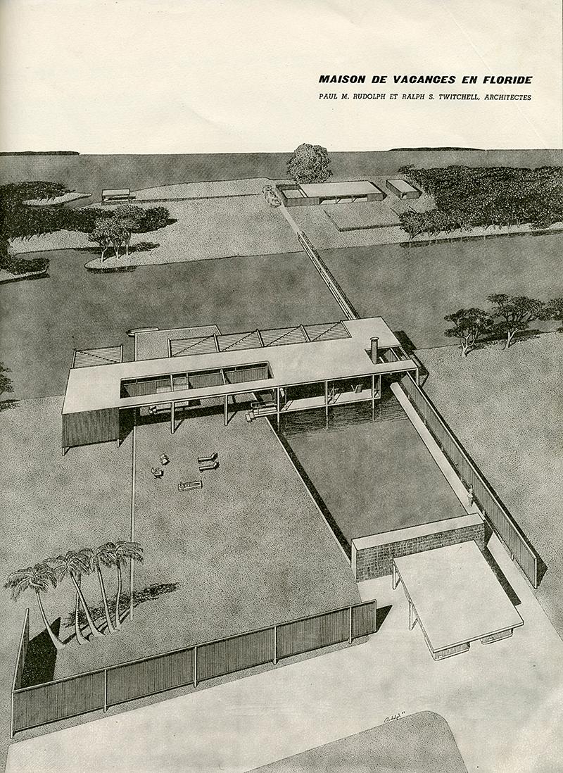 Paul Rudolph and Ralph Twitchell. Architecture D'Aujourd'Hui v. 20 no. 30 Jul 1950, 66