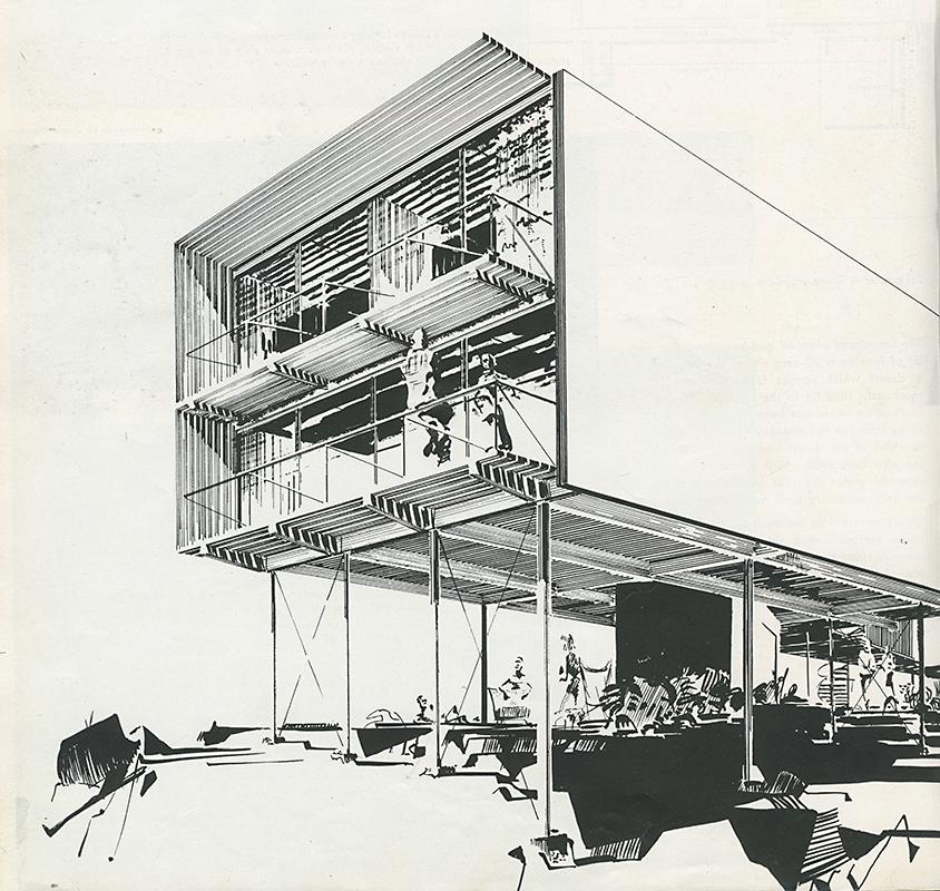 Greta Grossman. Arts and Architecture. Feb 1951, 32