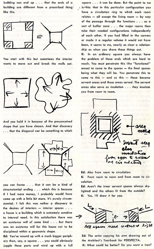 Louis Kahn. Perspecta 7 1961, 13