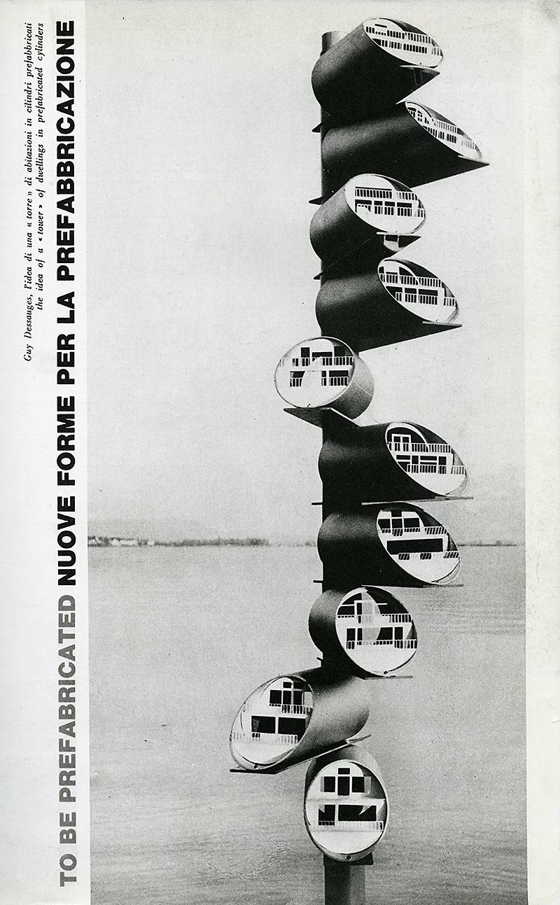 Guy Dessauges. Domus 443 October 1965, 21