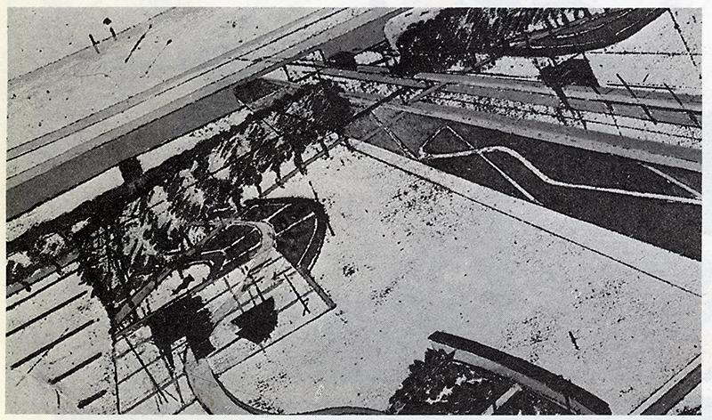 Bernard Tschumi. L&#039;invention du parc. Graphite 1984, 24