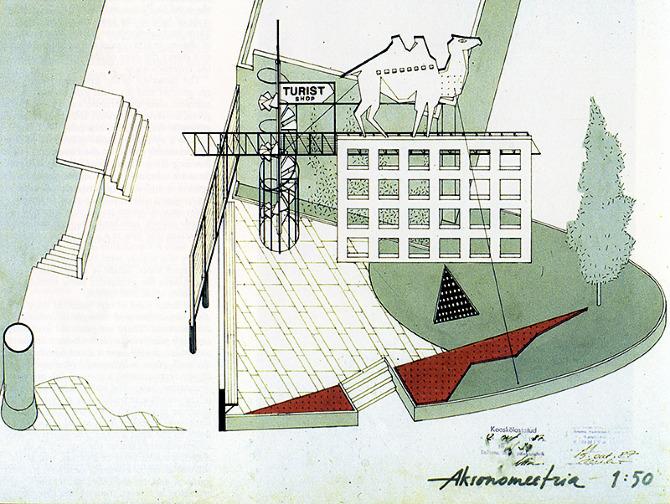 Juri Okas. Arkkitehti 86 March 1989, 44