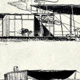 Ralph Rapson and David Runnels. Architectural Forum 79 September 1943, 93