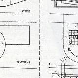 Bernard Tschumi. L&#039;invention du parc. Graphite 1984, 32