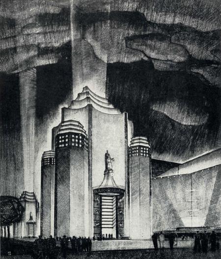 William Merchant. Pencil Points 18 June 1937, 387