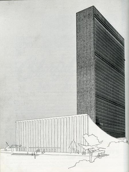 Wallace Harrison. Architectural Forum May 1950, 96