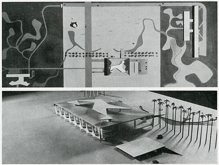 Oscar Niemeyer and Lucio Costa. Casabella 218 1958, 38