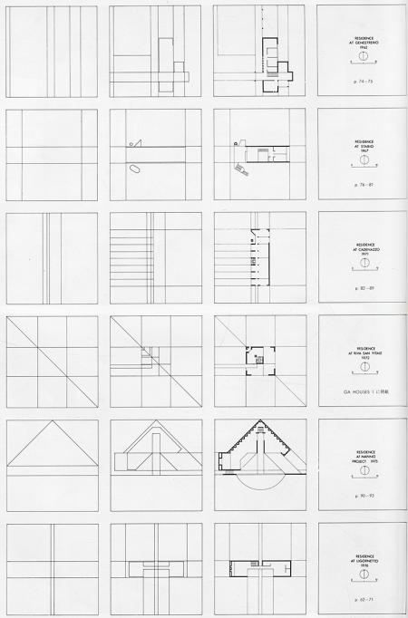 Mario Botta. GA Houses. 3 1977, 72